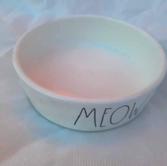RAE DUNN Cat bowl FEEDING Dish